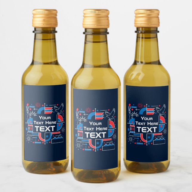 Custom America’s 250th anniversary Wine Label (Bottles)