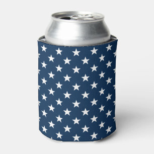 Custom American flag 4th of July party can coolers