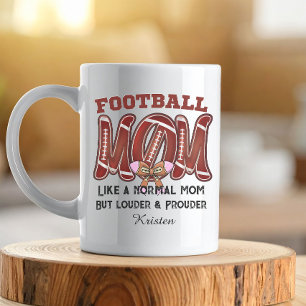 Custom American football mom sports mother's day Coffee Mug
