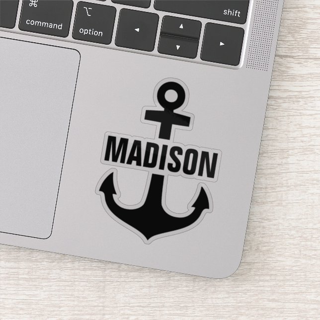 Custom Anchor Name Sticker (Detail)