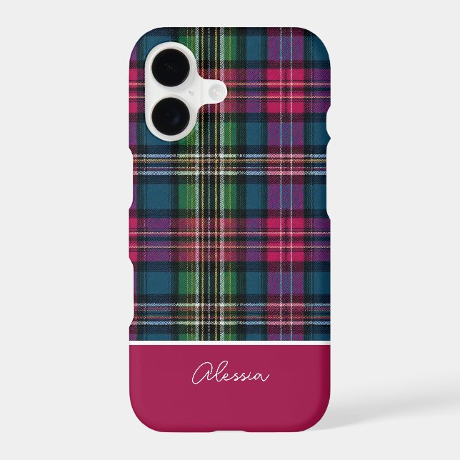 Custom and Cozy Winter Gingham Plaid Pattern (Back)