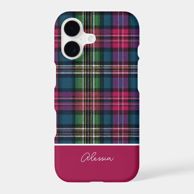 Custom and Cozy Winter Gingham Plaid Pattern (Back)