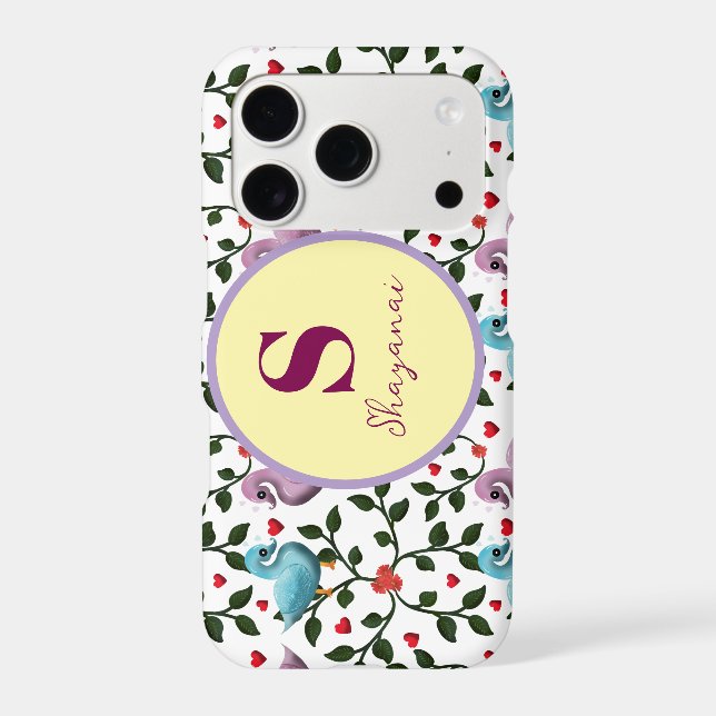 Custom and personalised birds pattern  (Back)