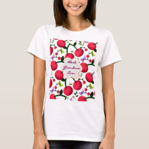 Custom and personalised cherry butterfly gift  T-Shirt