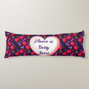 Custom and personalised Cute Cherry Butterfly Body Cushion