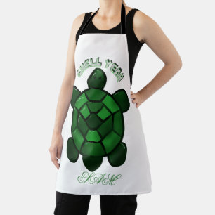 Custom and personalised Cute Turtle  Apron