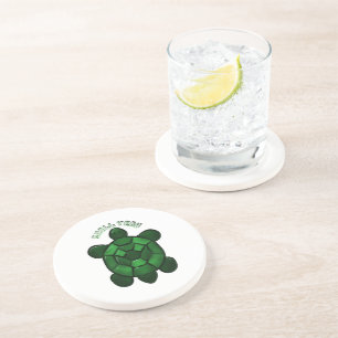 Custom and personalised Cute Turtle  Coaster