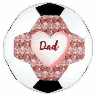 Custom and personalised floral gift for Father Football