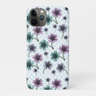 Custom and personalised floral pattern  iPhone 11 pro case