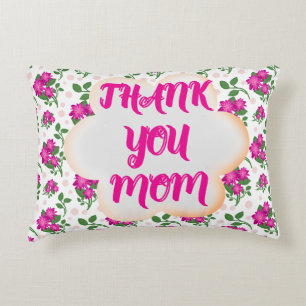 Custom and personalised floral pattern  decorative cushion