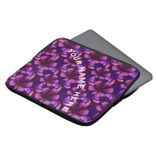 Custom and personalised floral Spiral Notebook Laptop Sleeve