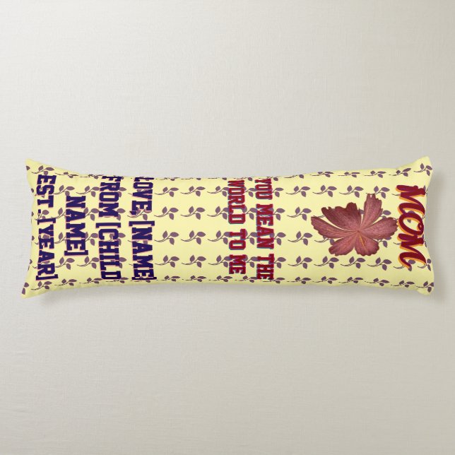 Custom and personalised gift  body cushion (Front)