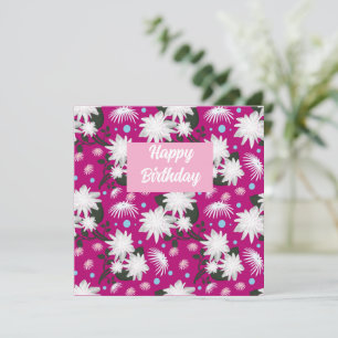 Custom and personalised Happy Birthday greetings Card