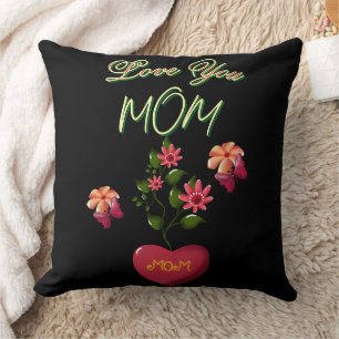 Custom and Personalised Mother's Day Floral gift Cushion