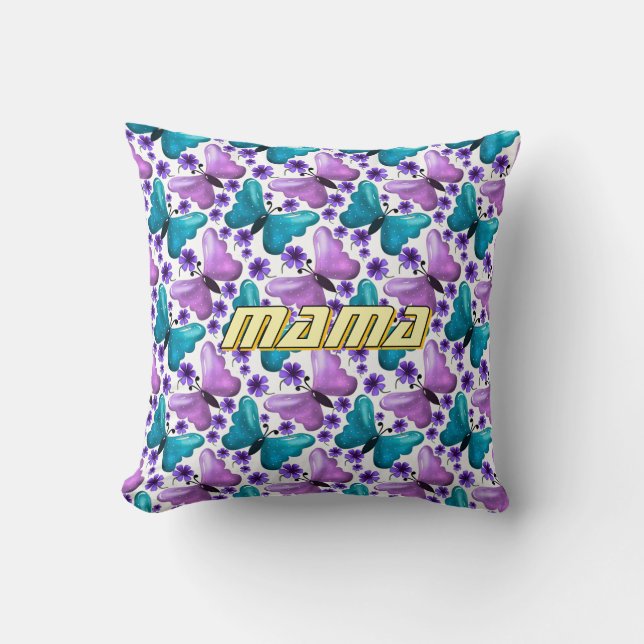 Custom and personalised mother's day gift  cushion (Front)