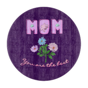 Custom and personalised mother's day gift cutting board
