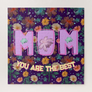 Custom and personalised mother's day gift   jigsaw puzzle