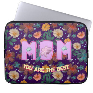 Custom and personalised mother's day gift laptop sleeve