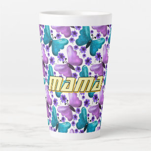 Custom and personalised mother's day gift  latte mug