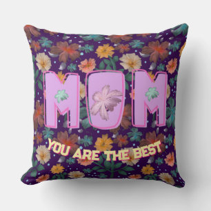 Custom and personalised mother's day gift lumbar cushion