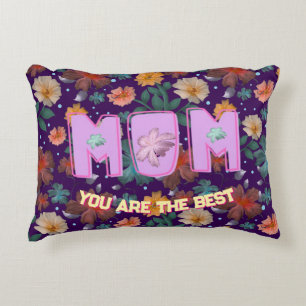 Custom and personalised mother's day gift lumbar decorative cushion