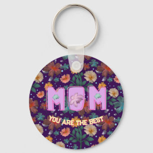 Custom and personalised mother's day gift lumbar key ring