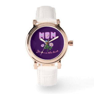 Custom and personalised mother's day gift watch