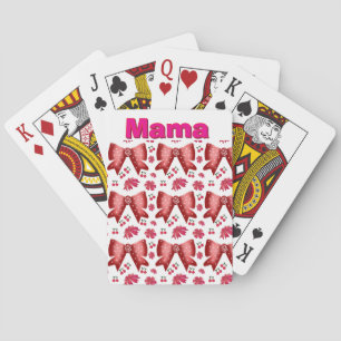 Custom and personalized Cute Coquette Gift Playing Cards
