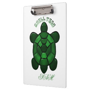 Custom and personalized Cute Turtle  Clipboard