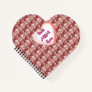 Custom and personalized floral gift for Mom Apron Notebook