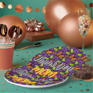 Custom and personalized gift butterfly Pattern   Paper Plate