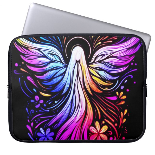 Custom Angel Laptop Bag for Women Electronics Bag (Front)