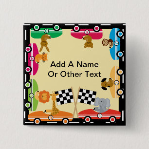 Custom Animal Racers Button
