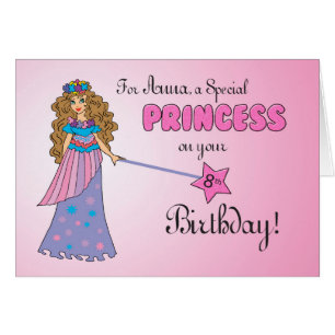 CUSTOM Anna 8th Birthday Pink Princess