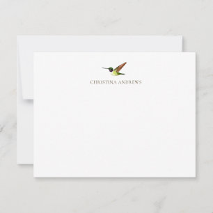 Custom Anna's Hummingbird Card