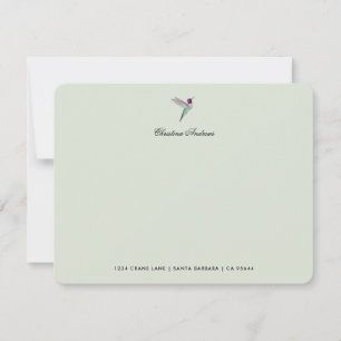 Custom Anna's Hummingbird Card