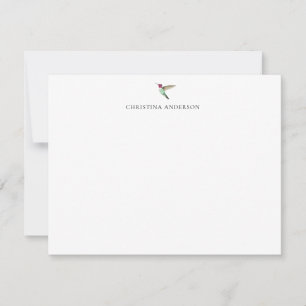 Custom Anna's Hummingbird  Card