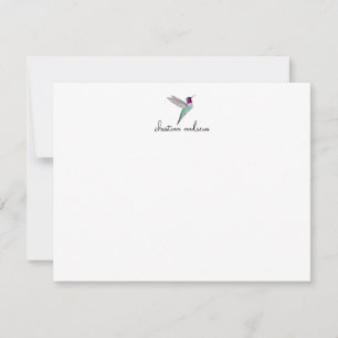 Custom Anna's Hummingbird Card