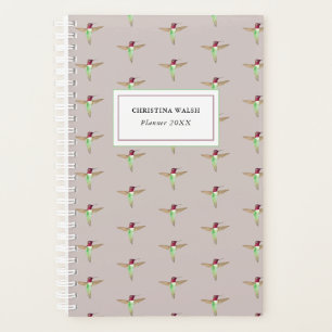 Custom Anna's Hummingbird Planner