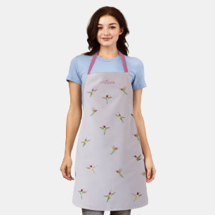 Custom Anna's Hummingbirds Apron