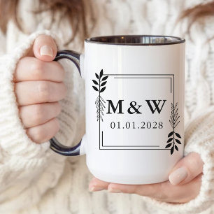 Custom Anniversary Mug – Personalised Couple Gift