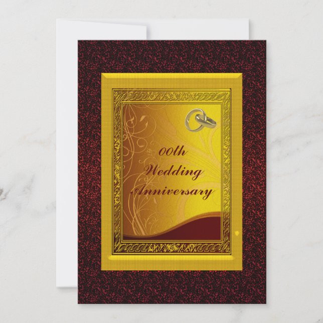 Custom Anniversary Party Invitation (Front)