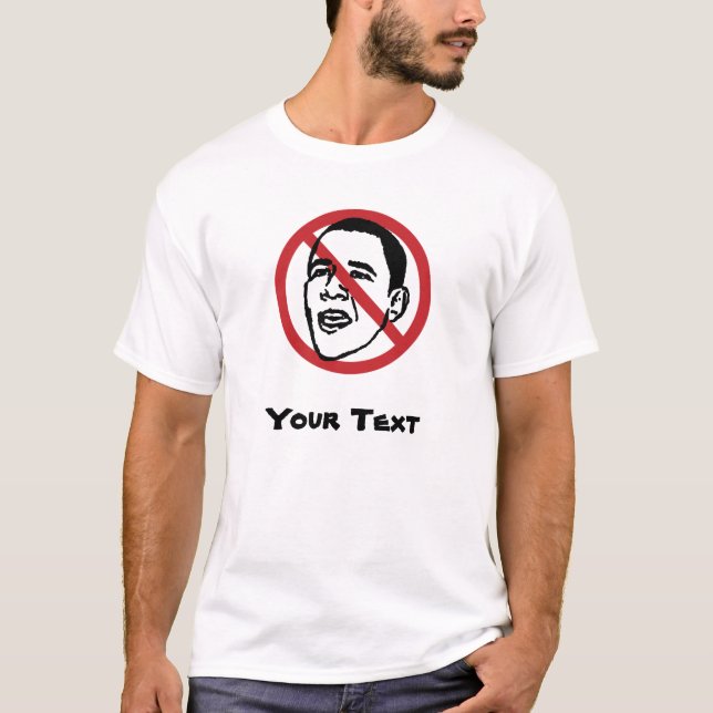 Custom Anti Obama T-Shirt (Front)