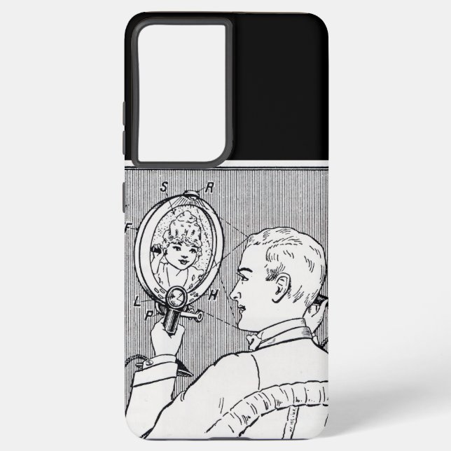 Custom antique videophone Phone Case (Back)