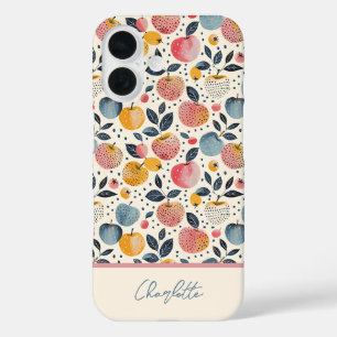 Custom Apple Pattern Phone Case