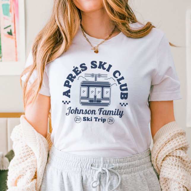 Custom Apres Ski Family Friends Ski Trip Group T-Shirt (Creator Uploaded)