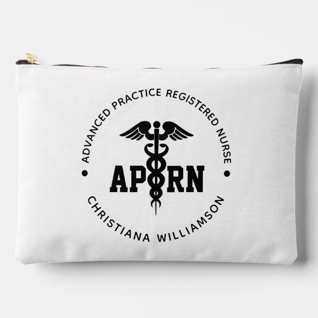 Custom APRN Advanced Practice Registered Nurse Accessory Pouch (Front)