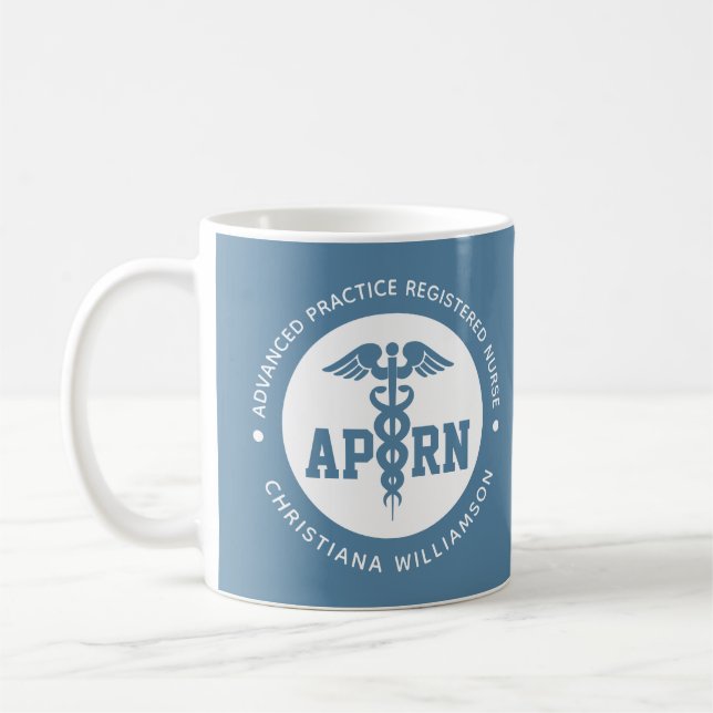 Custom APRN Advanced Practice Registered Nurse Coffee Mug (Left)