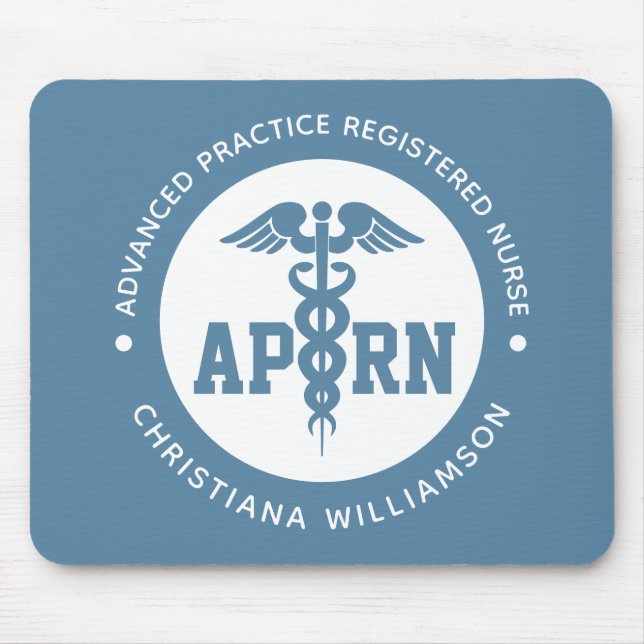 Custom APRN Advanced Practice Registered Nurse Mouse Mat (Front)