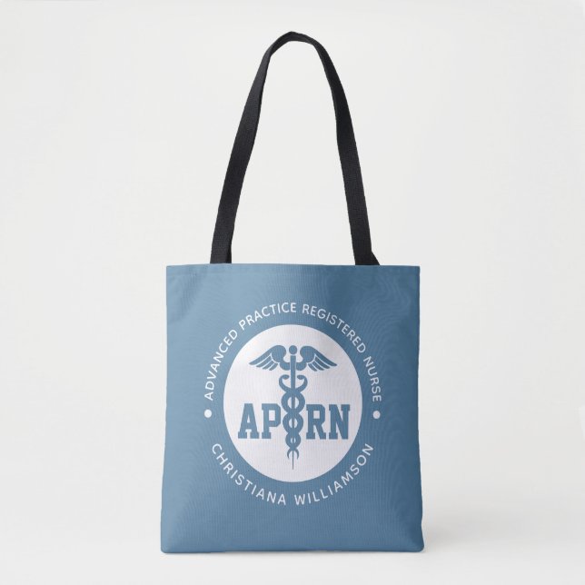 Custom APRN Advanced Practice Registered Nurse Tote Bag (Front)
